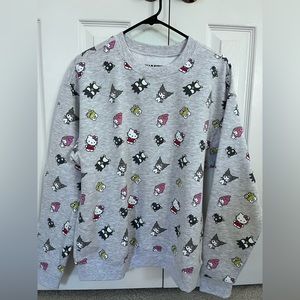 ⭐️  Sanrio Hello Kitty and Friends Fleece Crewneck Sweater Sweatshirt ⭐️